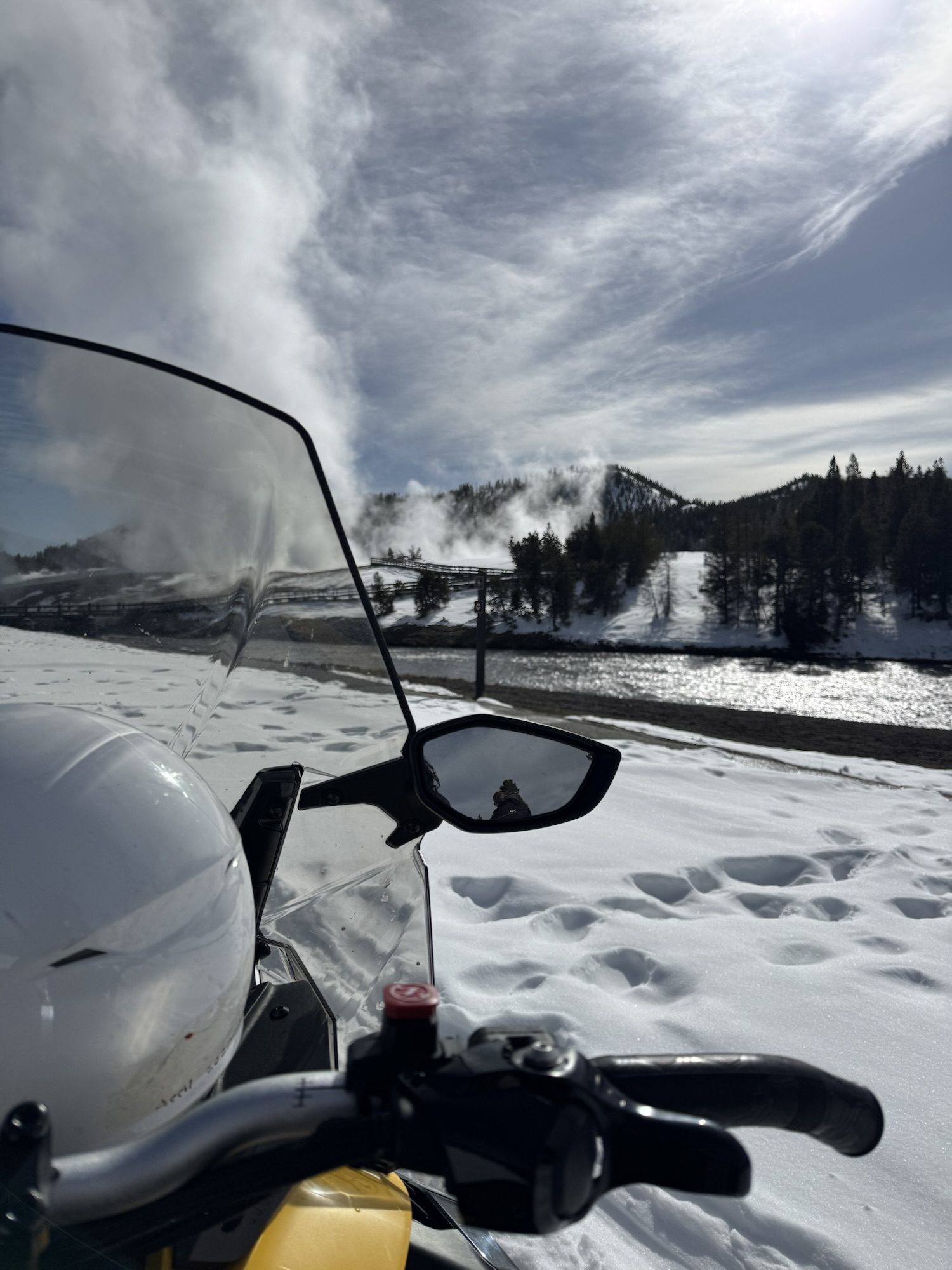 Snow-Dusted Silence and the Magic of Old Faithful